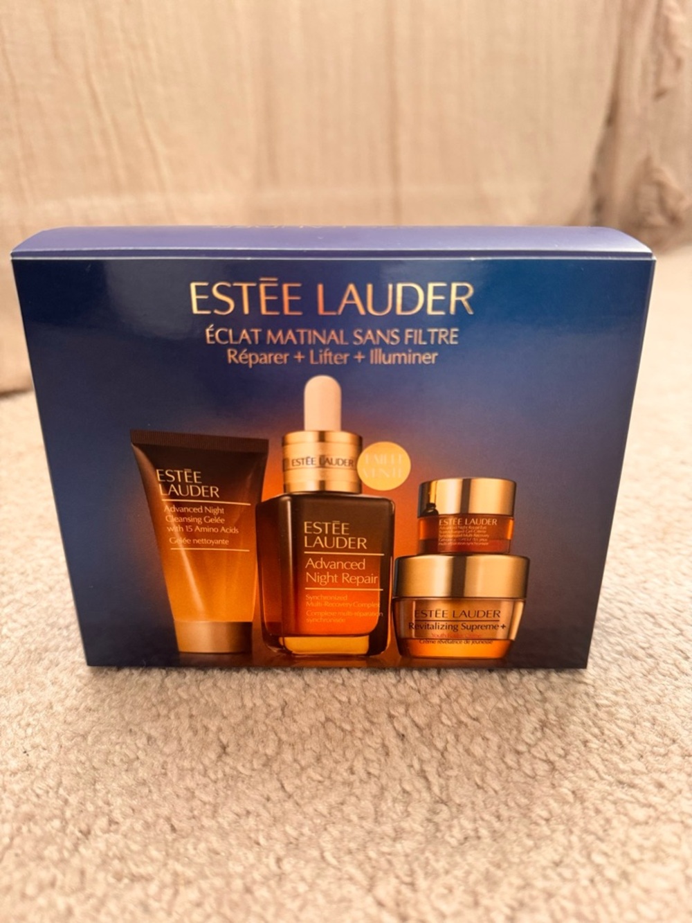 Estee Lauder Advanced Night Repair Set – Blue and Gold